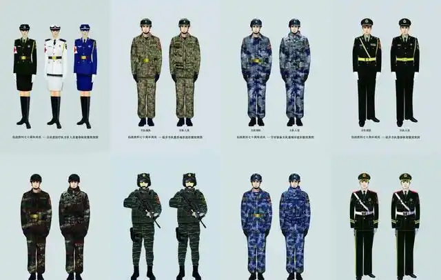 各国军装大比拼中国军装演变史还是现在人民解放军衣服帅