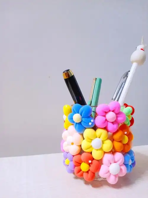 超轻粘土  #笔筒  #diy手工制作  #我的日常