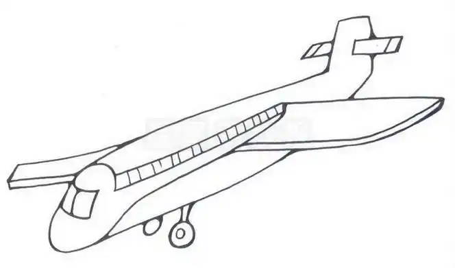 中国机长中的飞机简笔画