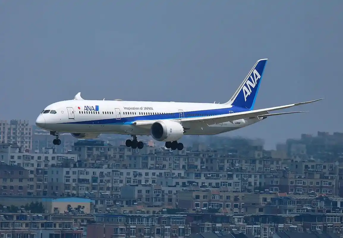 全日空ana波音787-9降落大连周水子.今天开始练习练习后 - 抖音