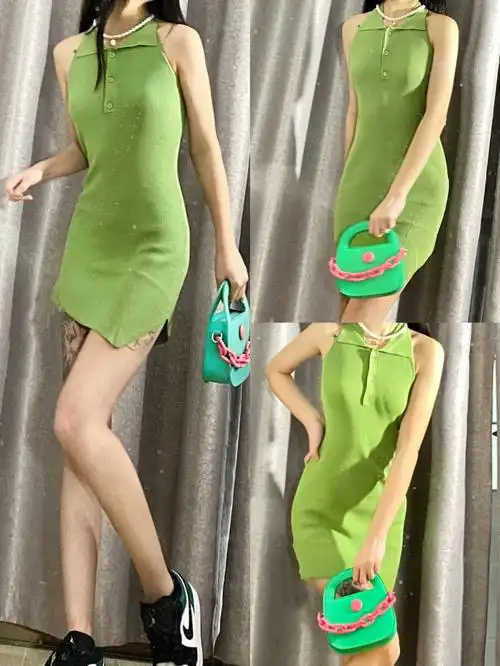 ootd又辣又欲的浅绿色春日穿搭17098
