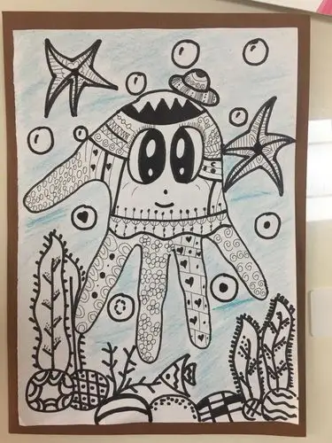 一起来画手掌画#pk谁的手掌画最有意思吧!