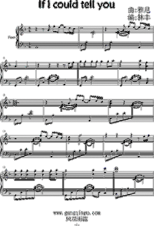 if i could tell you_if i could tell you简谱_if i could tell you