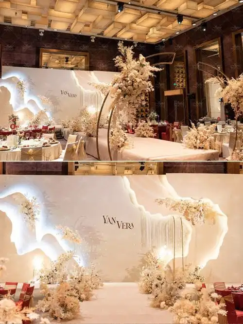 广州婚礼简约香槟色婚礼海航威斯汀