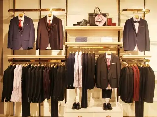 爱登堡男装2015冬季正装西服及西装橱窗陈列