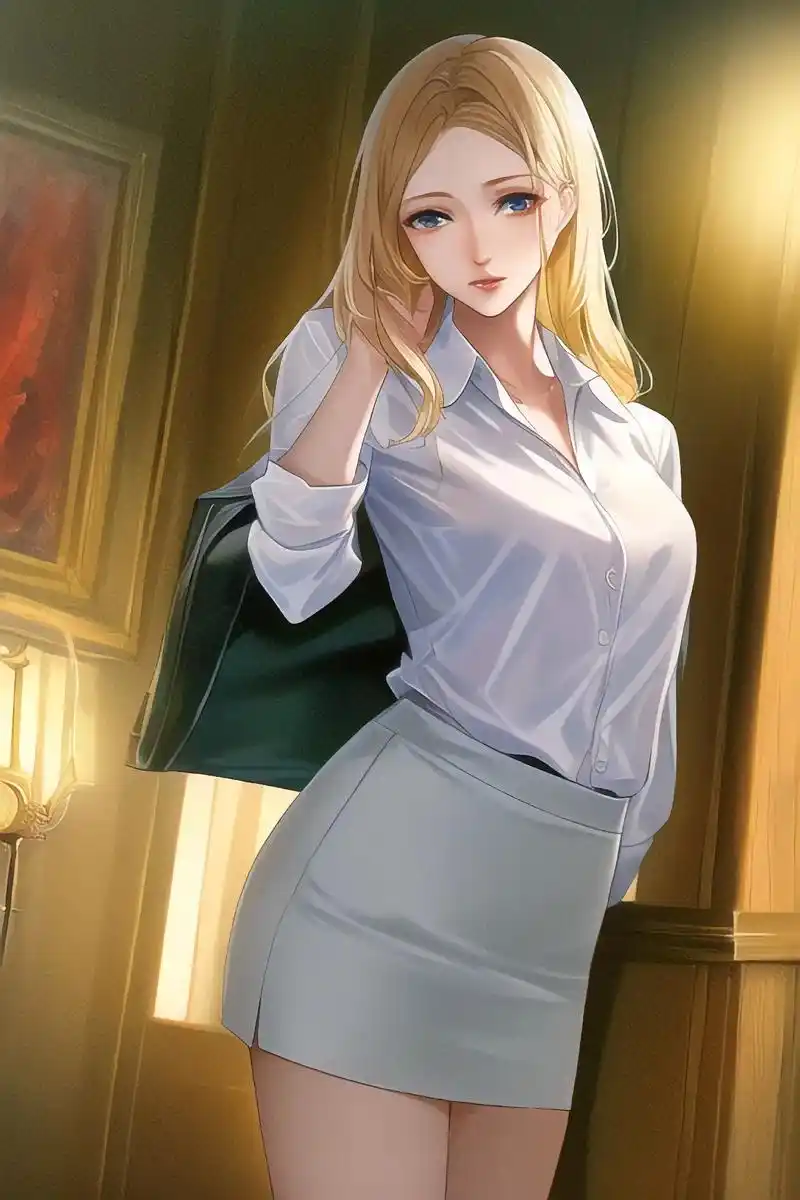 职业装的二次元御姐来了#二次元 #动漫少女 #壁纸 #动漫人物绘画