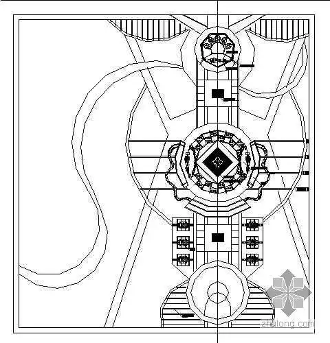 景观方案文本广场景观广场方案 某市政广场景观方案,包括总平面,鸟瞰