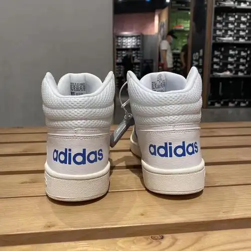 坏蛋阿迪达斯hoops男鞋高帮休闲运动板鞋ee7380ee7382板鞋