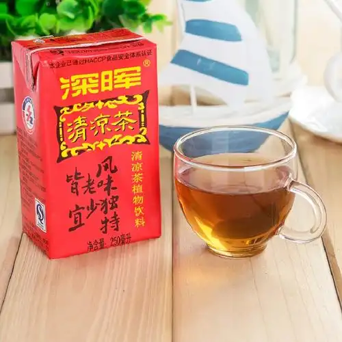 清凉深晖植物茶饮料250ml24盒装整箱夏季解渴即食凉茶