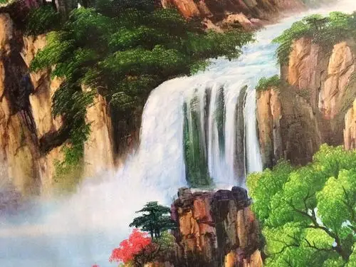 国家一级美术师张权开的油画山水风景画