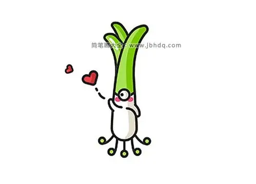 8张超萌的蔬菜简笔画手帐必备