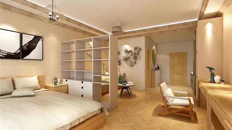 40平米一居室,宽敞装修显大气