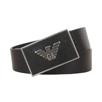 阿玛尼(armani) emporio armani 阿玛尼 男士牛皮可裁剪皮带腰带 黑色