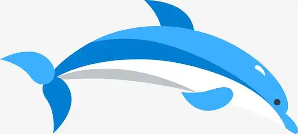 卡通海豚免抠素材