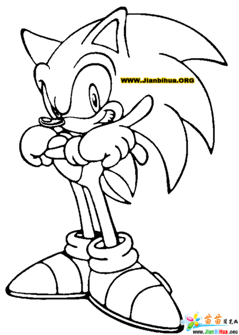 索尼克简笔画图片索尼克exe简笔画恐怖刺猬索尼克简笔画索尼克简笔画