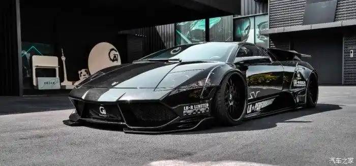 【图】lbwk x 兰博基尼murcielago , 1 of 1的 宽体黑蝙蝠_装饰改装