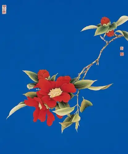 【茶花 镜心 设色纸本】拍卖品_图片_价格_鉴赏_绘画_雅昌艺术品拍卖