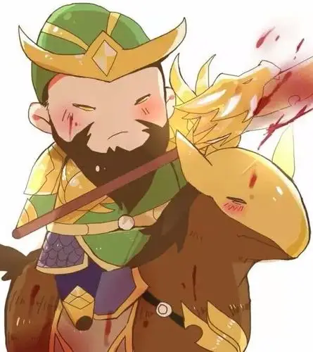 求王者荣耀q版关羽.