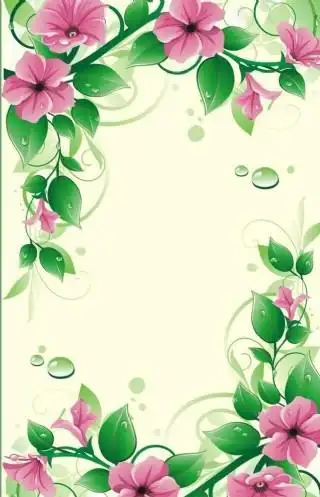 花素材背景花纹花边