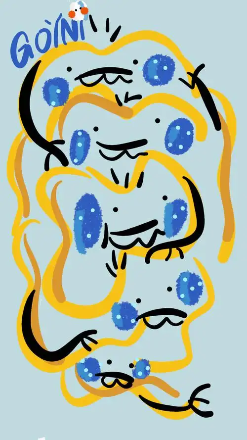 趣味涂鸦可爱手绘手机壁纸