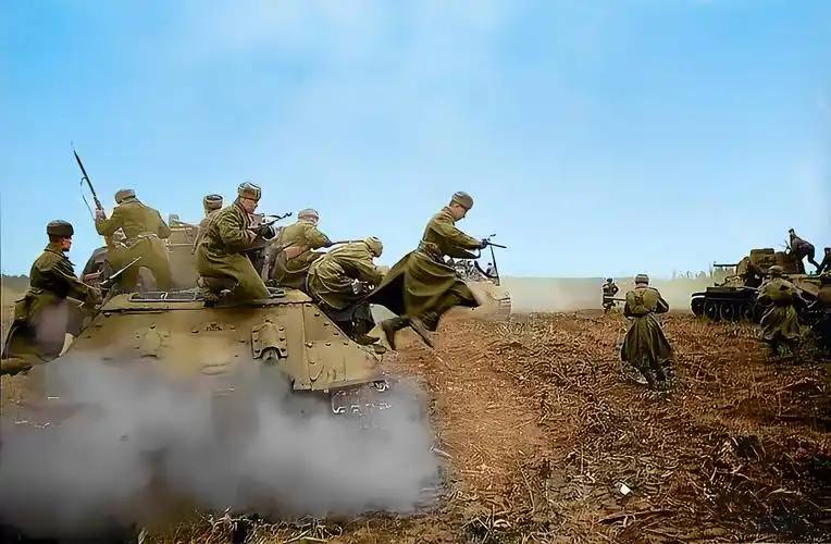 部分苏联第二次世界大战的旧照片复原图