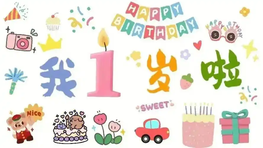 宝宝生日背景图