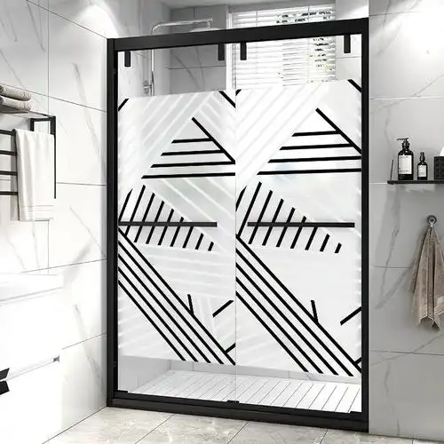 办公室玻璃门贴纸防窥视透光不透人创意窗户磨砂贴膜遮光防走光磨