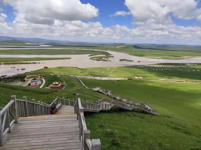 黄河九曲第一湾一览