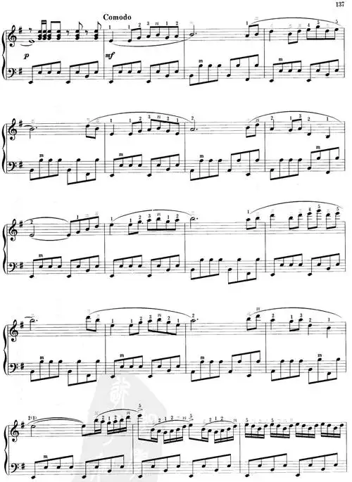 牧民之歌 歌谱,手风琴谱 简谱,五线谱