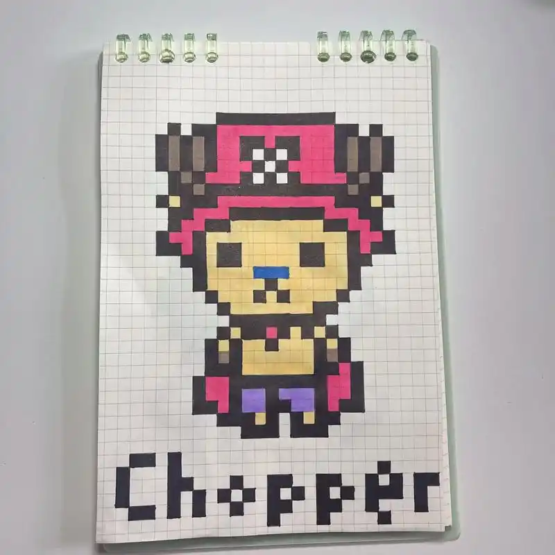 115668156661566像素画 海贼王乔巴.