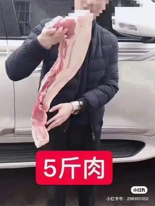 5斤肉原来有这么大一块