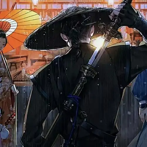 古风头像 男头 侠客 背影