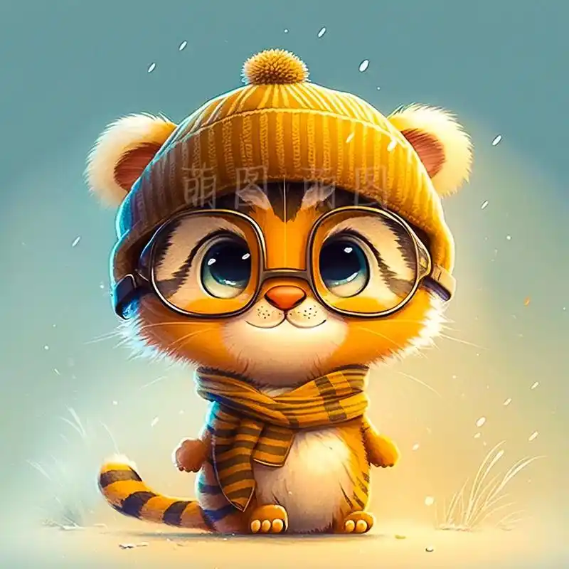 可可爱爱的小老虎头像