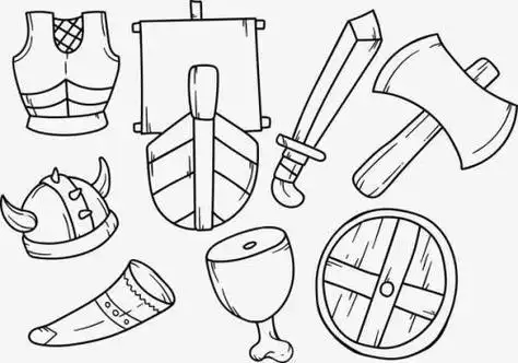 火影里面的武器的简笔画(火影忍者手柄剑简笔画) -【爱个性】