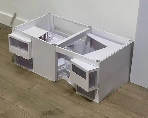 内部空间设计 建筑沙龙#建筑设计 #空间设计  #建筑模型  #建筑学