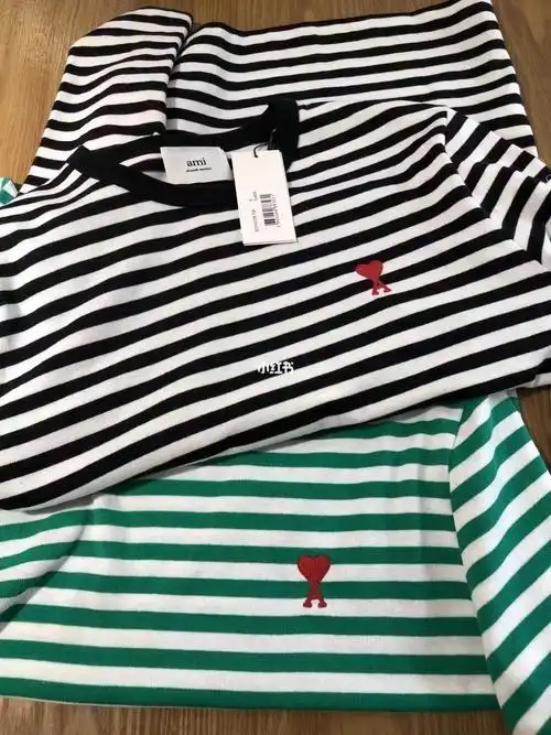 ami条纹t恤