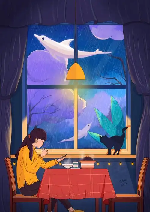 独居女孩|插画|概念设定|ladylulu_2016_原创作品-站酷zcool