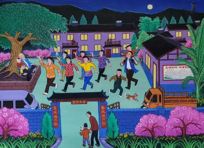 用简阳农民画好乡村振兴新场景