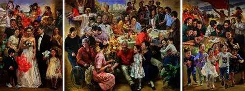 杭师大多件美术作品精彩亮相建党百年重大主题展