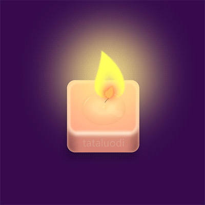 mg动画-蜡烛燃烧