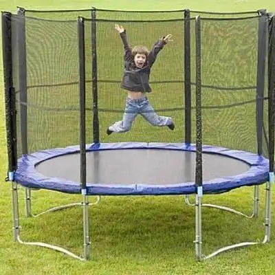 小孩子室内带蹦蹦床儿童户外大型网面玩具广场跳跳床