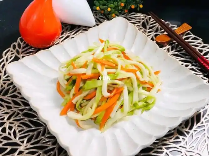 爱心分享素食菜谱拌糖醋儿菜