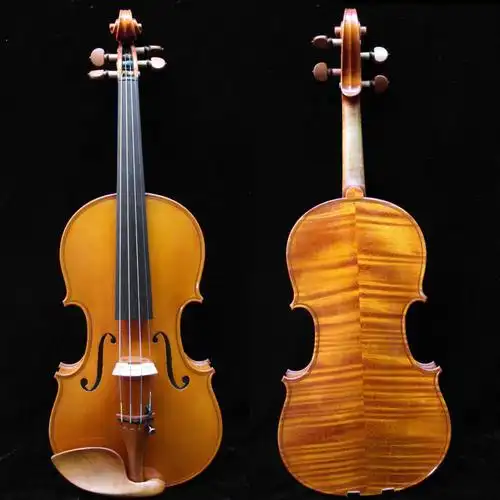 高端定制刚完成的高档小提琴好琴好心情