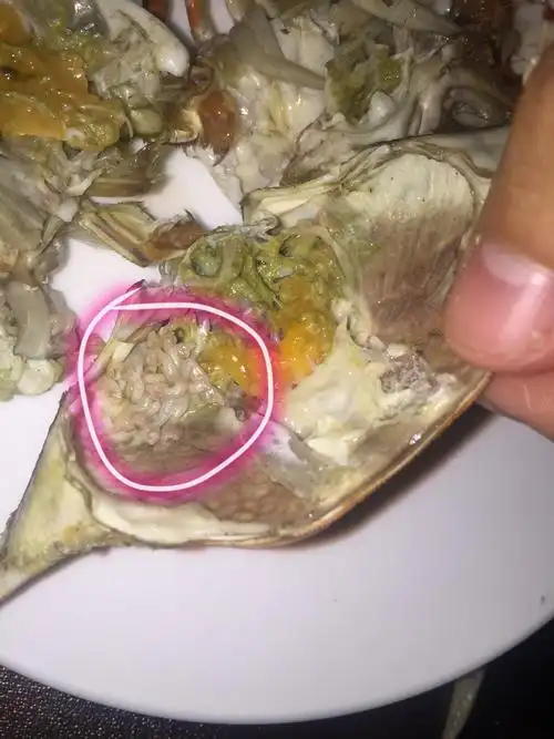 螃蟹有寄生虫 服务差