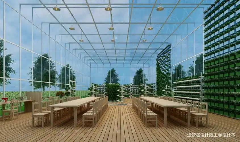 校园垂直农场效果图无土栽培实验室设计16051593114314243