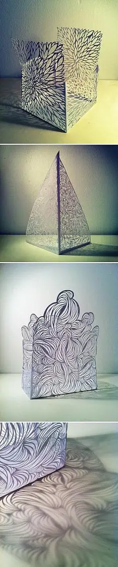 纸艺-花瓣网|陪你做生活的设计师 | 主题设计的立体纸雕目录页 制作