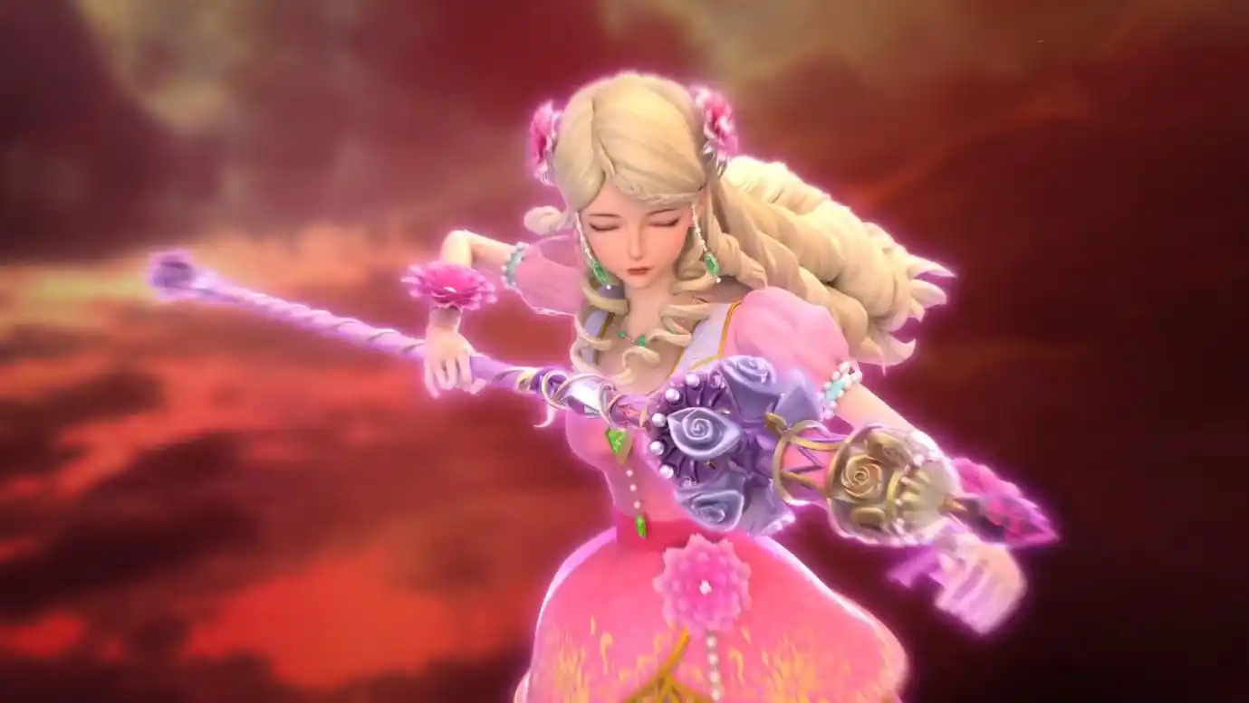 由于灵公主喜欢鲜花,如果不出意外,这根法杖的名字一定和鲜花有关.