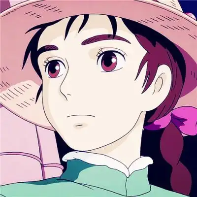 苏菲 宫崎骏 吉卜力 电影 人物 插画 封面 动漫 动画 二次元 头像