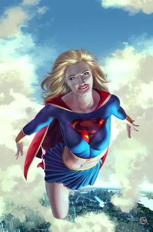 漫画英雄人物插画欣赏:女超人(一)