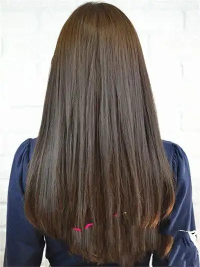 发尾是v字型的是什么发型